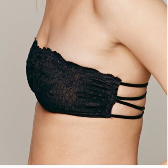 Free People Lace Essential Bandeau Bralette Bra - Picture 3 of 8